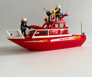 Playmobil Feuerwehr Löschboot