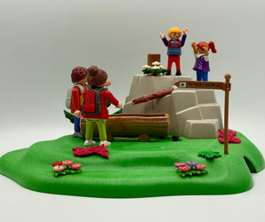 Playmobil Gebirgsquelle mit funktionsfähigen Pumpe