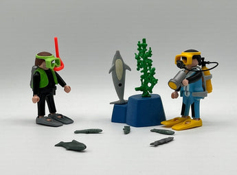 Playmobil 2 Taucher mit Delfin - 1