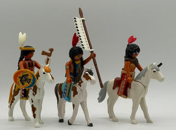 Playmobil 3 Sioux Indianer Reiter-1