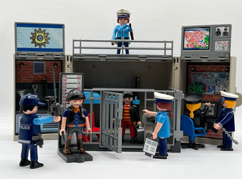 Playmobil Aufklapp - Spiel - Box - Polizeistation - 1
