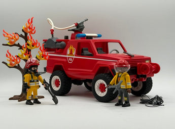 Playmobil Feuerwehr - Geländewagen in Einsatz - 1