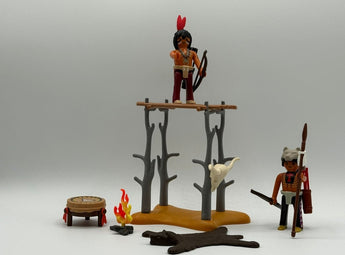 Playmobil Indianer Beobachtungsstand-1