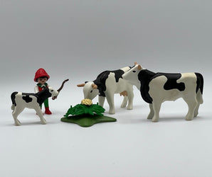 Playmobil Jungen mit Kühe - 1