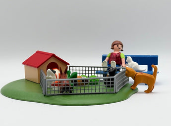 Playmobil Kleintiergehege mit kind - 1