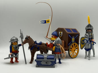 Playmobil Königsritter mit Schatztransport - 1