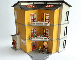 Playmobil Modernes Wohnhaus mit Licht & Türklingel - 1