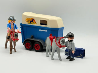 Playmobil Pferdetransporter Blau - 1