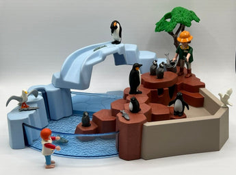 Playmobil Pinguin - Gehege mit Pfleger - 1