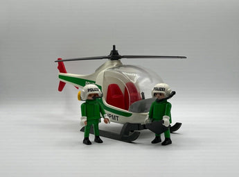 Playmobil Polizei - Aufklärungs - Hubschrauber Grün - 1