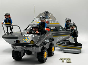 Playmobil Polizei Einsatzkommando Boot - 1