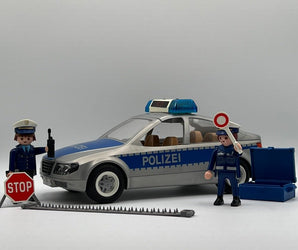 Playmobil Polizei Einsatzwagen Streifen mit Licht und Sound - 1