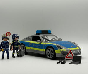 Playmobil Polizei Porsche mit Licht und Sound - 1