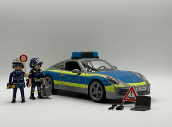 Playmobil Polizei Porsche mit Licht und Sound - 1