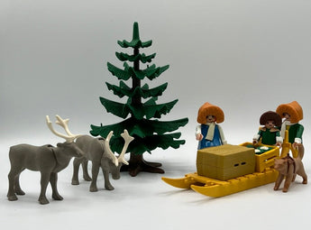 Playmobil Rentierfütterung im Winterwald - 1
