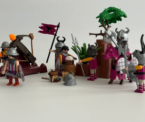 Playmobil Ritterorden des Schwarzen Ochsen mit Balliste - 1