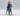 Playmobil Vintage Cowboy (Blau) mit Pferd - 2