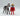 Playmobil Vintage Cowboy (Rot) mit Pferd - 1