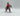 Playmobil Vintage Cowboy (Rot) mit Pferd - 2