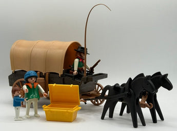 Playmobil Vintage Western Planwagen 80er-1