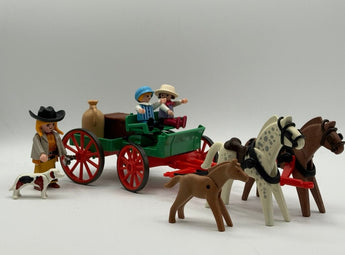 Playmobil Western Bauernwagen-1