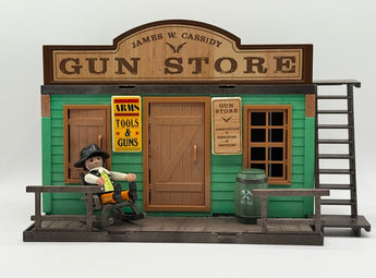 Playmobil Western Waffenladen Custom Gebäude-1