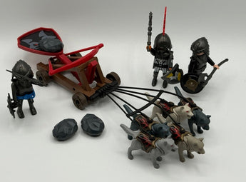 Playmobil Wolfsritter Katapult mit Wolfsrudel - 1