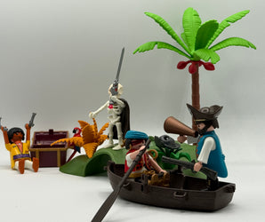 Playmobil Piraten-Schatzinsel mit Skelett