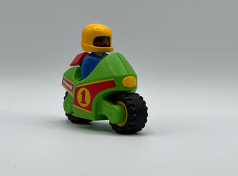 Playmobil 1.2.3 Motorrad-1