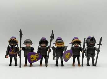 Playmobil 6 Drachenritter Lila 90er-1