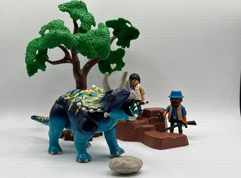 Playmobil Forscherteam mit Triceratops - 1