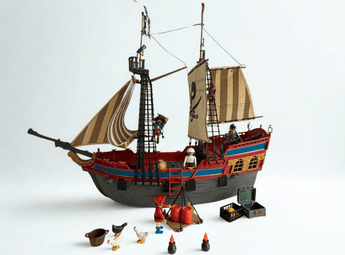 Playmobil Großes Piratenflaggschiff - 1