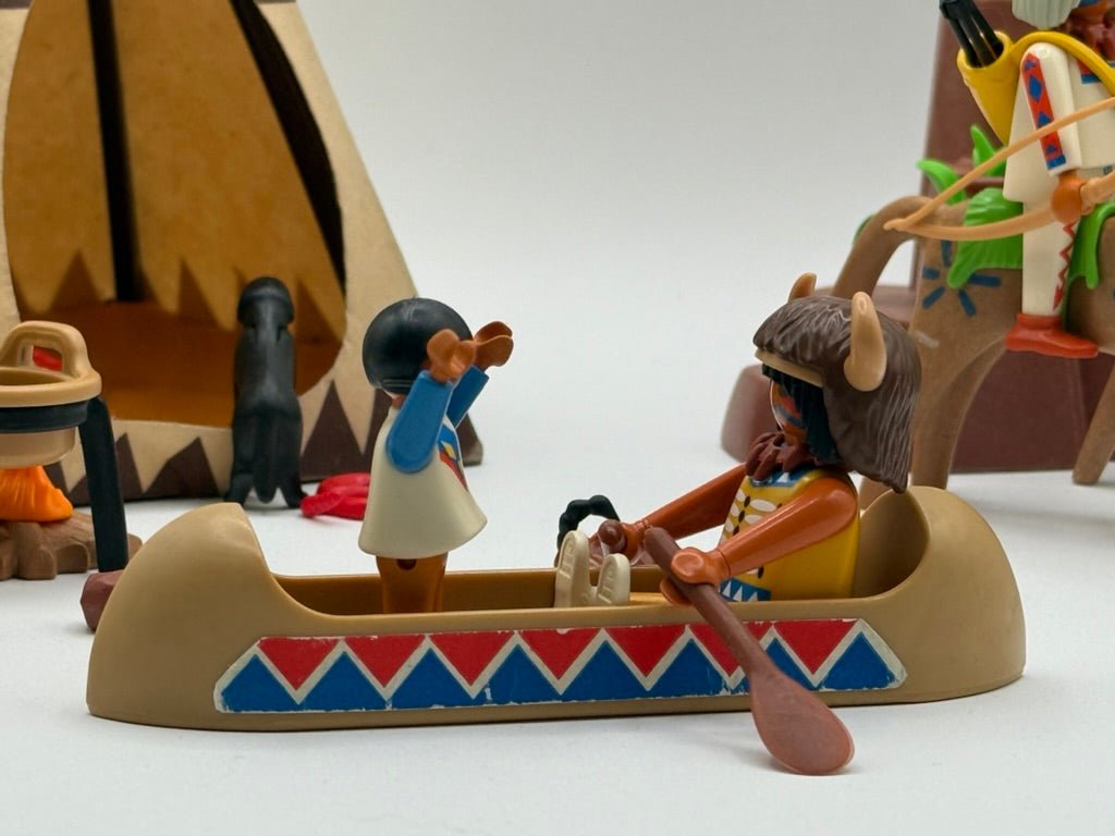 playmobil tipi zelt Playmobil Indianerdorf