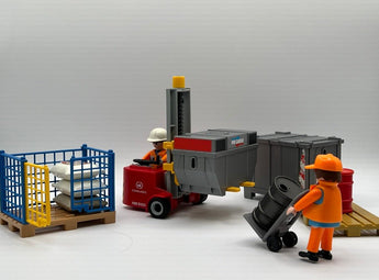 Playmobil Logistiklager mit Gabelstapler - 1