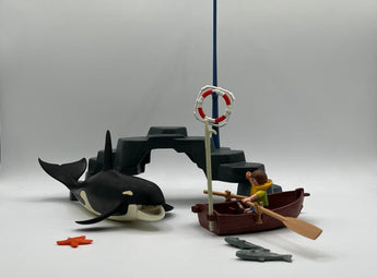 Playmobil Orca / Schwertwal und Boot - 1