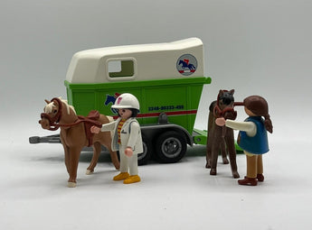 Playmobil Pferdetransporter Grün - 1