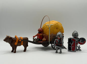 Playmobil Ritter Tarnkutsche Heuwagen-1
