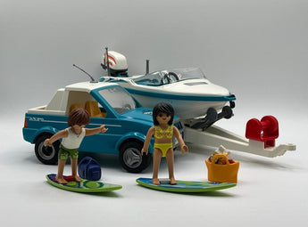 Playmobil Surfer - Pickup mit Speedboat - 1