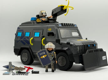 Playmobil SWAT Polizei - Geländefahrzeug mit Licht & Sound - 1