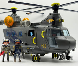 Playmobil SWAT Rettungshubschrauber mit Lichtfunktion - 1