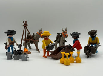 Playmobil Vintage Goldgräber Lager-1