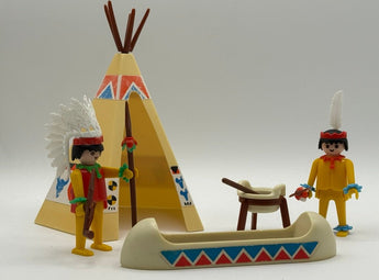 Playmobil Vintage Indianerlager mit Tipi - 1