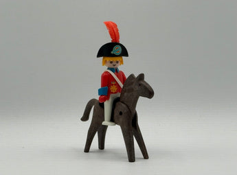 Playmobil Vintage Rotrock mit Pferd - 1