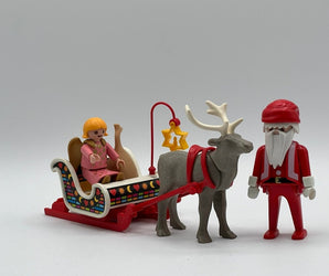 Playmobil Weihnachtsmann mit Rentierschlitten Klein - 1