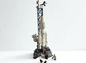 Playmobil Weltraumrakete mit Basisstation Licht & Sound - 1