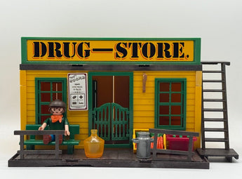 Playmobil Western Gebäude Drug Store Custom-1