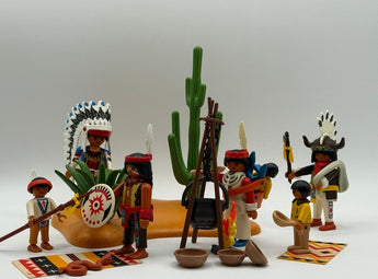 Playmobil Western Indianer Lager-1