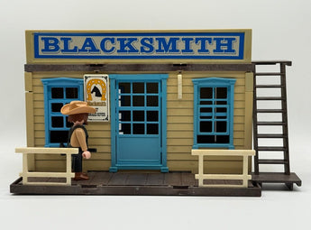 Playmobil Western Schmiede Custom Gebäude-1