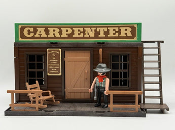 Playmobil Western Schreinerei Custom Gebäude-1