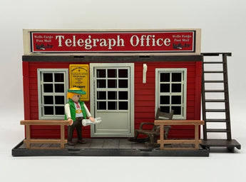 Playmobil Western Telegraph Office Custom Gebäude-1